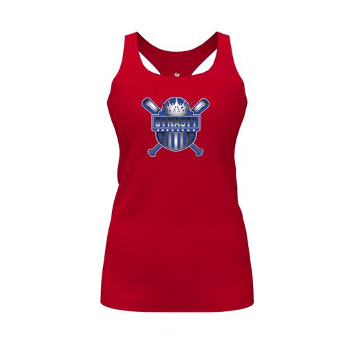 [FT0TRBRD-FYS-LOGO2] Decker Racerback Tank Top (Female Youth S, Red, Logo 2)