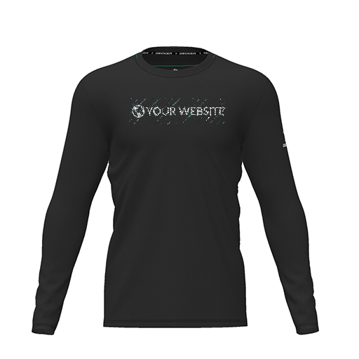 [FTLCDFBK-YXS-LOGO3] Dri Fit Performance T-Shirt (Youth XS, Black, Logo 3, Long Sleeve)