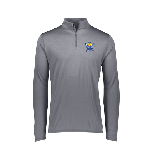 [FTLQFLGY-FAXS-LOGO1] Decker Women's Flex-Lite 1/4 Zip Shirt (Female Adult XS, Gray, Logo 1)