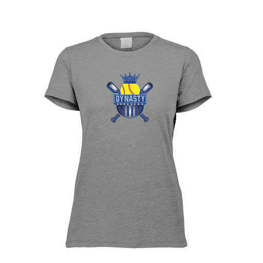 [FTSCUBGY-FAXS-LOGO1] Decker Women's Tri-Blend T-Shirt - Short Sleeve (Female Adult XS, Gray, Logo 1)