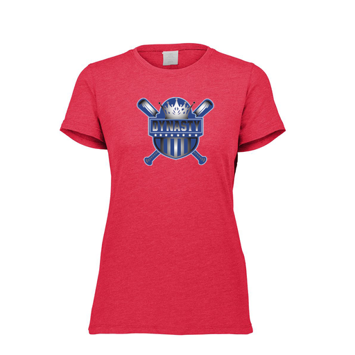 [FTSCUBRD-FAXS-LOGO2] Decker Women's Tri-Blend T-Shirt - Short Sleeve (Female Adult XS, Red, Logo 2)