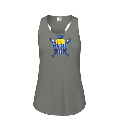 [3078.013.S-LOGO1] Ladies Tri Blend Tank Top (Female Adult S, Gray, Logo 1)