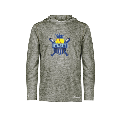 [FOLHCGGY-AS-LOGO1] Decker Men's Charge Hoodie (Adult S, Gray, Logo 1)