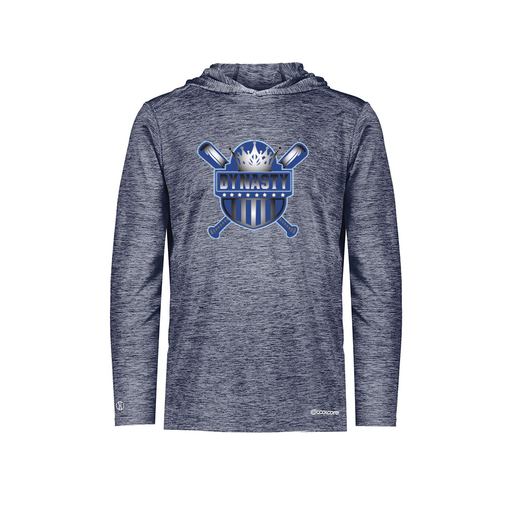 [FOLHCGNV-YS-LOGO2] Decker Youth Charge Hoodie (Youth S, Navy, Logo 2)