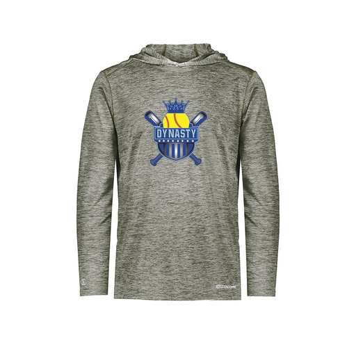 [FOLHCGGY-YS-LOGO1] Decker Youth Charge Hoodie (Youth S, Gray, Logo 1)