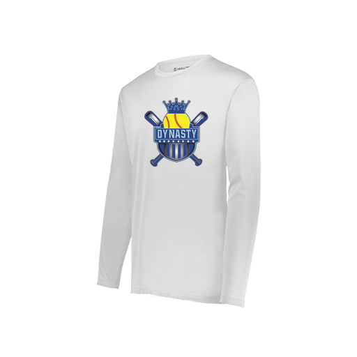 [222822.005.XS-LOGO1] Men's LS Smooth Sport Shirt (Adult XS, White, Logo 1)