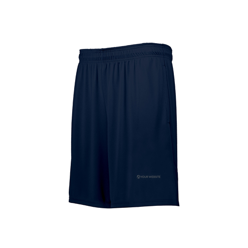 [229611.065.S-LOGO3] Decker Youth Swift Short (Youth S, Navy, Logo 3)