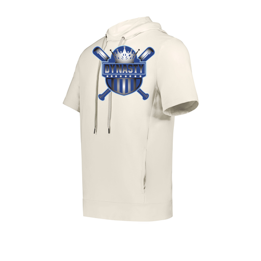 [222605-WHT-YS-LOGO2] YOUTH VENTURA SOFT KNIT SHORT SLEEVE HOODIE (Youth S, White, Logo 2)