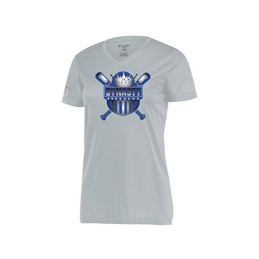 [222820.099.S-LOGO2] Ladies Movement Dri Fit Shirt (Female Adult S, Silver, Logo 2)